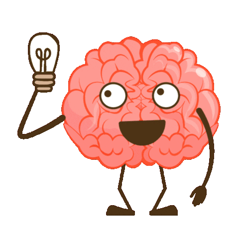 Idea Lightbulb Sticker - Idea Lightbulb Brain Stickers