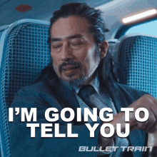 Im Going To Tell You A Story The Elder GIF - Im Going To Tell You A Story The Elder Bullet Train GIFs