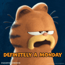 Definitely A Monday Garfield GIF