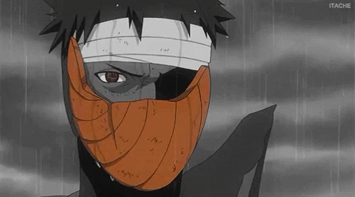 Obito Uchiha Orange Mask - Obito Orange Mask Naruto - Discover & Share GIFs