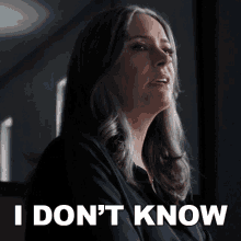 I Dont Know Emily Prentiss GIF - I Dont Know Emily Prentiss Paget Brewster GIFs