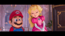 Mario Peach GIF - Mario Peach Mariomovie GIFs