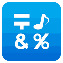 input symbols symbols joypixels music note ampersand