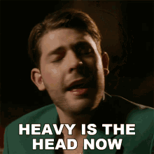 Heavy Is The Head Now Sam Williams GIF - Heavy Is The Head Now Sam Williams Tilted Crown Song GIFs