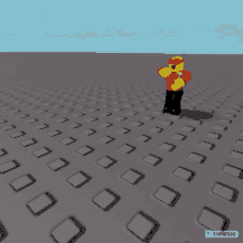 Pizza Guy From Roblox Throw Animation GIF