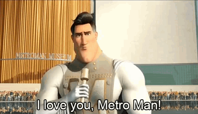 Top 75+ imagen i love you metro man
