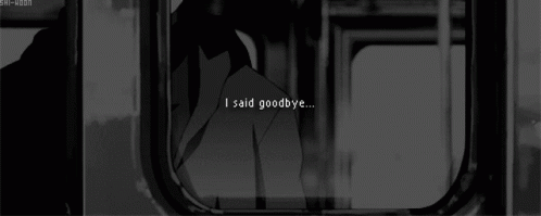 sad goodbye anime