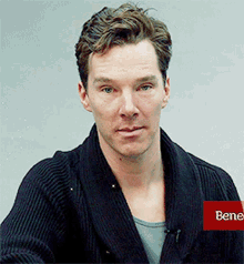 Benedict Cumberbatch Talk GIF