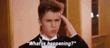 Confused Bieber  GIF - Justin Bieber What Is Happening GIFs