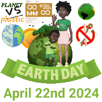 Earth Day Earth Day 2024 Sticker - Earth Day Earth Day 2024 Happy Earth Day Stickers
