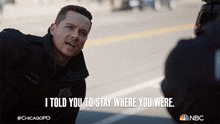 I Told You To Stay Where You Were Jay Halstead GIF - I Told You To Stay Where You Were Jay Halstead Jesse Lee Soffer GIFs