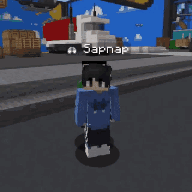 Sapnap Minecraft GIF - Sapnap Minecraft Crouch - Discover & Share GIFs