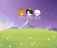 taiyakix jeahsyoru and pondexcel are three anime characters on a screen