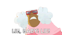 Lie Baby Lie Oscar Proud Sticker