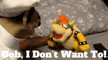 Sml Bowser GIF - Sml Bowser Ooh I Dont Want To GIFs
