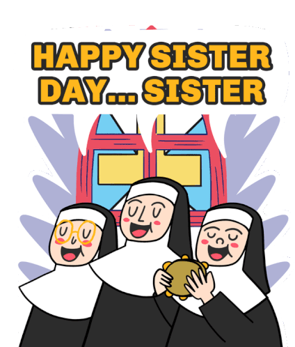 Happy Sisters Day Its Sisters Day Sticker - Happy Sisters Day Its Sisters Day National Sisters Day Stickers