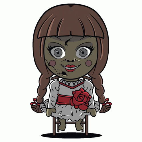 Annabelle The Conjuring Sticker - Annabelle The Conjuring Eerie - Discover  & Share GIFs