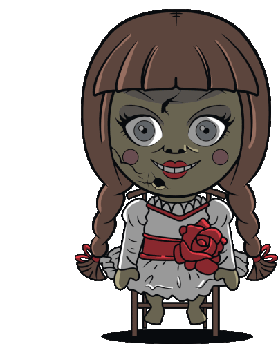 Annabelle The Conjuring Sticker - Annabelle The Conjuring Eerie - Discover  & Share GIFs