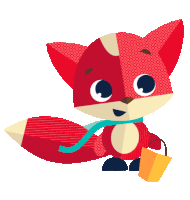 Red Fox Sticker - Red Fox Stickers