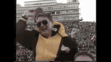 Hayden Fry Carried Off GIF - Hayden Fry Carried Off Coach Fry GIFs