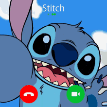 stitch call hi hello