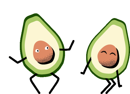 Avocado Lovers Sticker - Avocado Lovers Couple Stickers