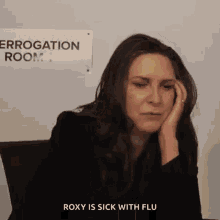 Roxy Is Sick With Flu Pamela GIF - Roxy Is Sick With Flu Pamela Rabe GIFs