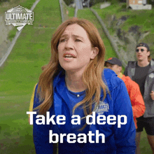 Take A Deep Breath Clara Hughes GIF - Take A Deep Breath Clara Hughes Canadas Ultimate Challenge GIFs