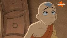 a nickelodeon cartoon of a boy holding a stick