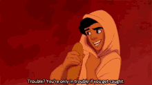 Trouble? GIF - Aladdin Get Caught Trouble GIFs