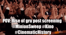 Rise Of Gru Minions GIF - Rise Of Gru Minions Sweep GIFs