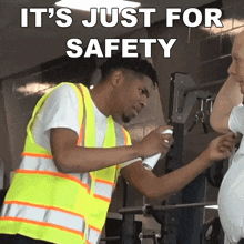It'S Just For Safety Rickey GIF - It'S Just For Safety Rickey It'S To Keep You Safe GIFs