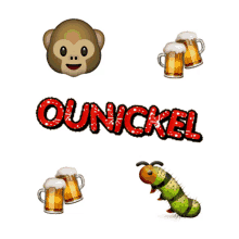 Ounickel Monkey GIF - Ounickel Monkey Beer GIFs