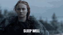 Game Of Thrones Sansa GIF - Game Of Thrones Sansa Sleep Well GIFs