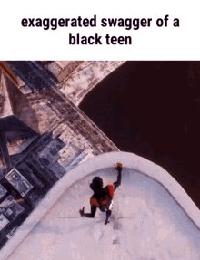 Miles Morales Exaggerated Swagger GIF - Miles Morales Exaggerated Swagger GIFs