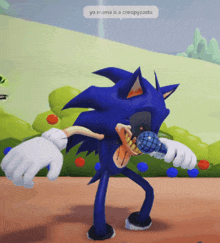 Sonic Exe Goofy GIF
