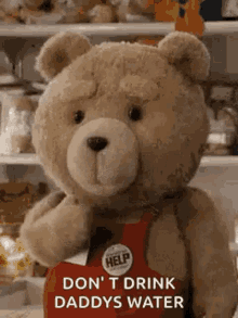 Ted Blow Kiss GIF - Ted Blow Kiss Dont Drink Daddys Water GIFs