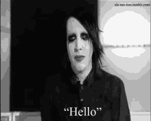 Marilyn Manson Hello GIF - Marilyn Manson Hello GIFs