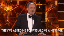 Comedy Central Roast Of Bruce Willis GIF - Comedy Central Roast Of Bruce Willis Theyve Asked Me To Pass Along A Message GIFs