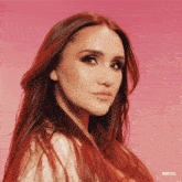 a close up of a woman 's face with the words rbd3d on the bottom right