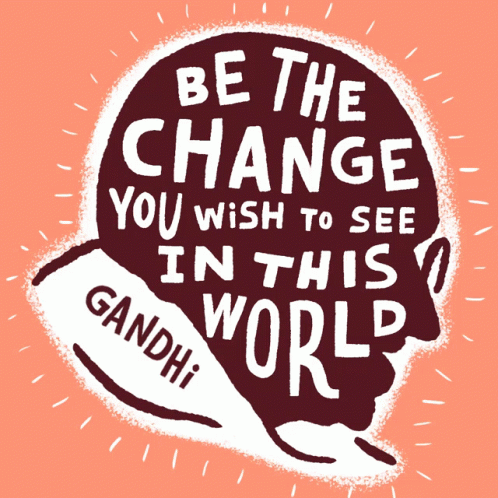 gandhi quotes be the change tumblr