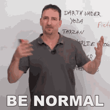 Be Normal Adam GIF