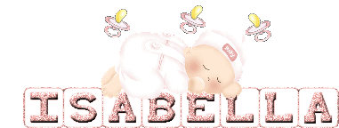 Isabella Isabella Name Sticker - Isabella Isabella Name Baby Stickers