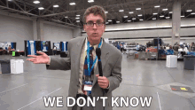 We Dont Know Andrew Callaghan GIF - We Dont Know Andrew Callaghan We Dont Have Any Idea GIFs