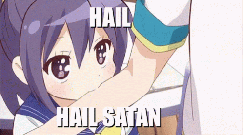 Hail Satan Watch Anime Unisex Hoodie – Black Coffin Club