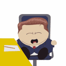 yawn eric cartman south park s8e11 quest for ratings