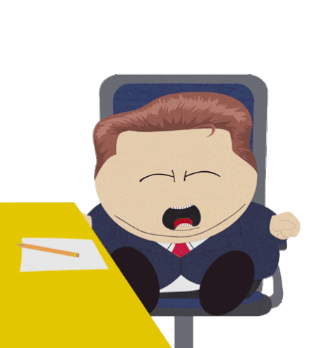 Yawn Eric Cartman Sticker - Yawn Eric Cartman South Park Stickers