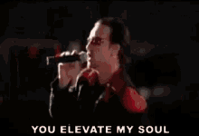 you elevate my soul singing performing live concert
