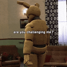 Springtrap Are You Challenging Me GIF - Springtrap Are You Challenging Me Fnaf Movie GIFs