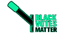 Black Votes Matter Black Voters Sticker - Black Votes Matter Black Vote Black Voters Stickers